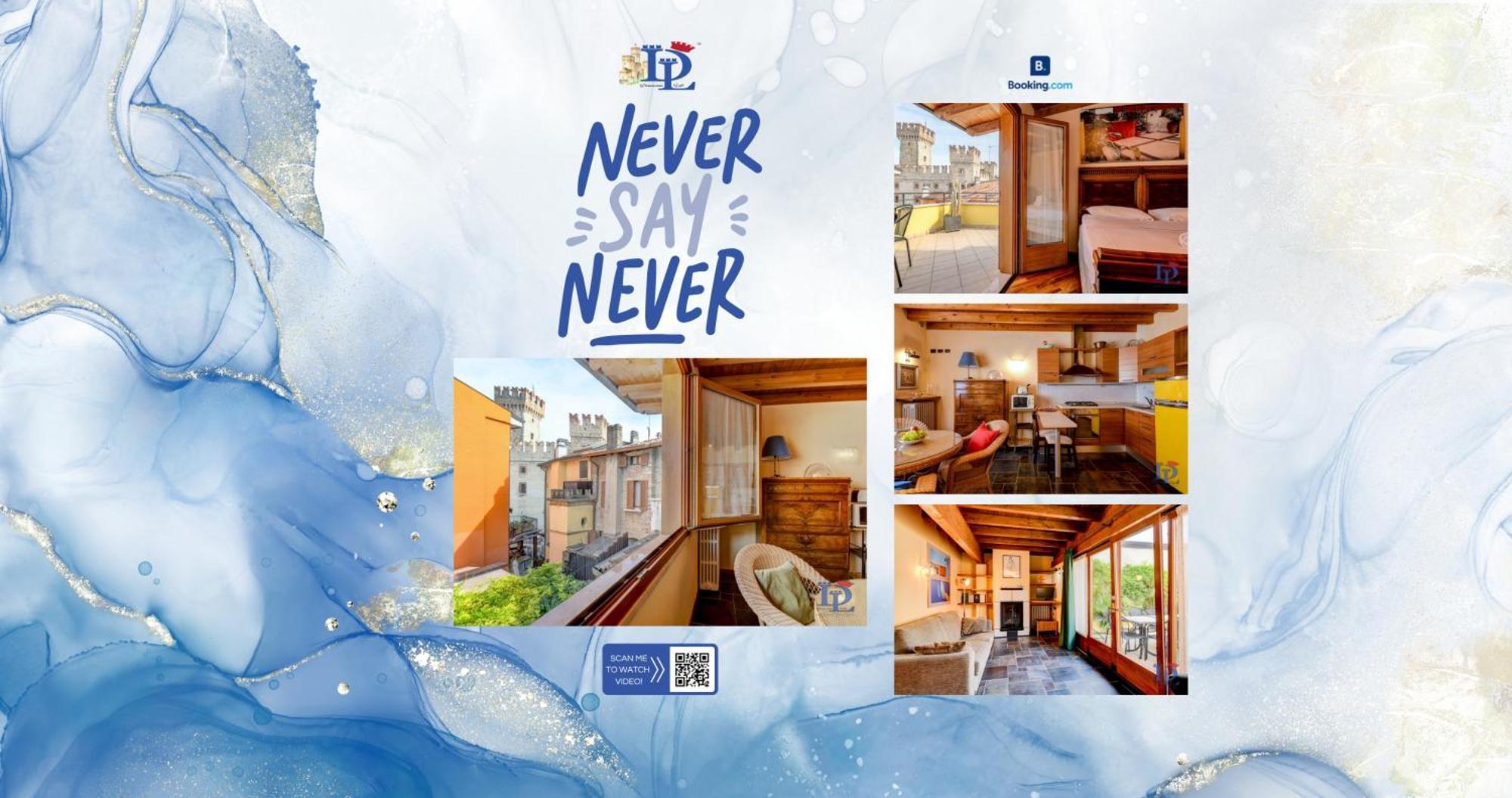 Desenzanoloft Official Partner Marriott Homes & Villas -Penthouse Never Say Never Sirmione Castle View エクステリア 写真